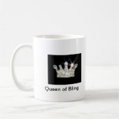 Koningin van Bling Coffee Mok (Links)