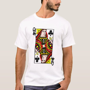 koningin van clubs t-shirt