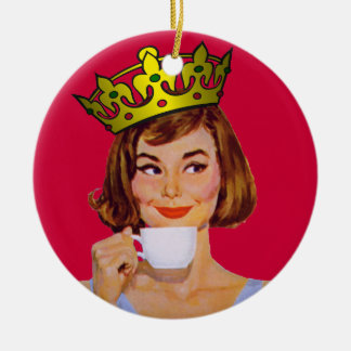 Koningin van Coffee Ornament