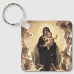 Koningin van de Angels Regina Angelorum door Bougu Sleutelhanger