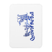 Koningin van de bal magneet (Verticaal)