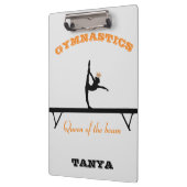 Koningin van de Beam Gymnastics Crown Klembord (Links)