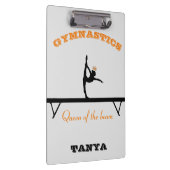 Koningin van de Beam Gymnastics Crown Klembord (Rechts)