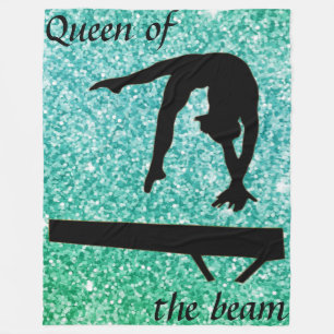 Koningin van de bundel Gymnastics Fleece Blanket Deken