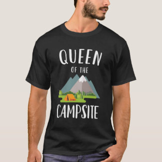 Koningin van de camping Vrouwen Camping Gift voor T-shirt