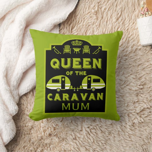 Koningin van de Caravan Kussen (Deken)