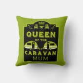 Koningin van de Caravan Kussen (Achterkant)