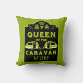 Koningin van de Caravan Kussen (Voorkant)