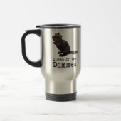 Koningin van de Dammed Travel Mug Reisbeker (Links)
