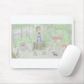 Koningin van de Eekhoorns Mousepad Muismat (Met muis)