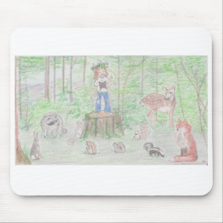 Koningin van de Eekhoorns Mousepad Muismat