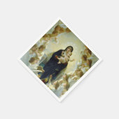 Koningin van de engelen (door Bouguereau) Servet (Hoek)