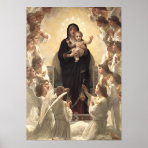Koningin van de engelen Regina Angelorum door Boug Poster