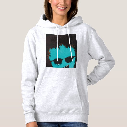 👑 Koningin van de Fluff Mode Hoodie (Voorkant)