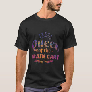 Koningin van de graanwagen - Fun Farming T-shirt
