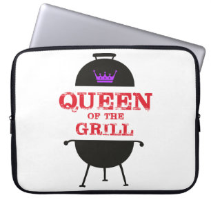 Koningin van de Gril, Paarse kroonrood Laptop Sleeve