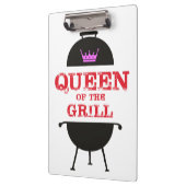 Koningin van de Gril, roze kroonrood Klembord (Links)