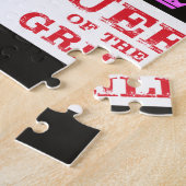 Koningin van de Gril, roze kroonrood Legpuzzel (Zijkant)