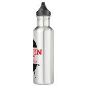 Koningin van de Gril, roze kroonrood Waterfles (Rechts)