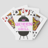 Koningin van de Gril, roze kroonroze Pokerkaarten (Achterkant)