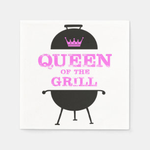Koningin van de Gril, roze kroonroze Servet