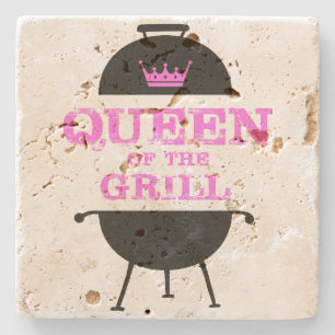 Koningin van de Gril, roze kroonroze Stenen Onderzetter