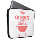 Koningin van de Gril, roze Laptop Sleeve (Voorkant Rechts)