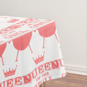 Koningin van de Gril, roze Tafelkleed (Voorbeeld)