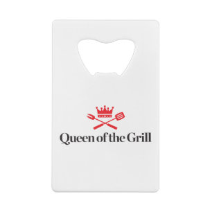 Koningin van de Grill Kredietkaart Flessenopener