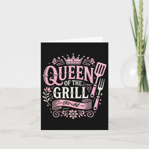 Koningin van de Grill rookte barbecue vlees BBQ Kaart
