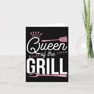 Koningin van de Grill rookte vlees BBQ-barbecue Kaart