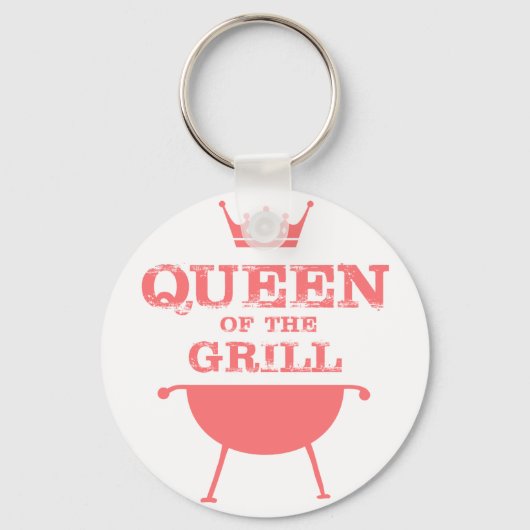 Koningin Van De Grill, Roze Sleutelhanger (Voorkant)