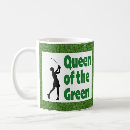 Koningin van de Groene golf Koffiemok (Links)