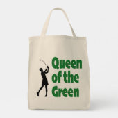 Koningin van de Groene golf Tote Bag (Achterkant)