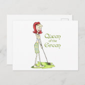 Koningin van de Groenen Briefkaart (Voorkant / Achterkant)