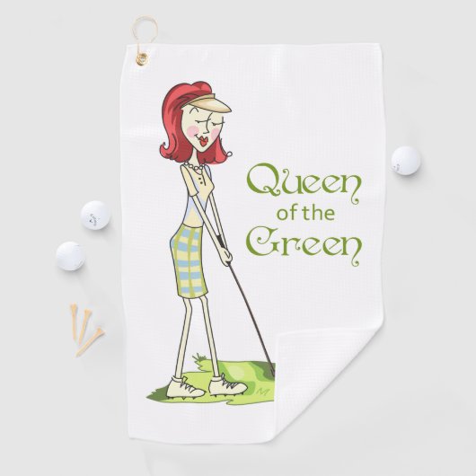 Koningin van de Groenen Golfhanddoek (Insitu)