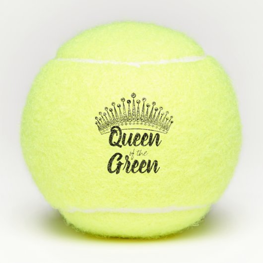 Koningin van de Groenen Tennisballen (Voorkant)