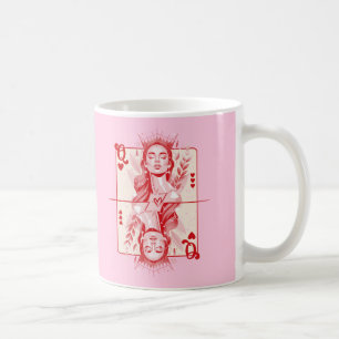 Koningin van de harten Preppy Art Koffiemok