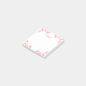 Koningin van de harten - rood post-it® notes (Schuin)