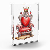 Koningin van de Harten Troon Fotoblokken (Links)