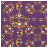 Koningin van de hartenkroongarnalen van koninklijk stof (Close Up)