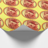 KONINGIN VAN DE HONING IN SKEP/BEEKEEPER CADEAUPAPIER (Hoek)