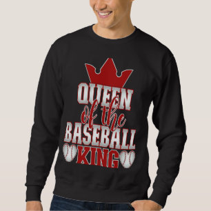 Koningin Van De Honkbal Koning Familie Matching Trui