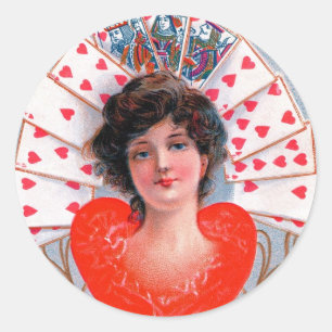 KONINGIN VAN DE HOORZITTEN, Valentijnsdag Ronde Sticker