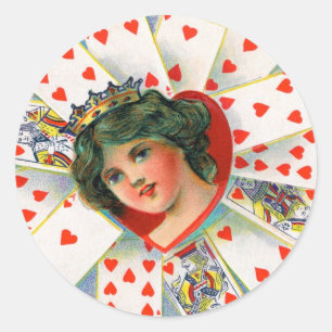 KONINGIN VAN DE HOORZITTEN, Valentijnsdag Ronde Sticker