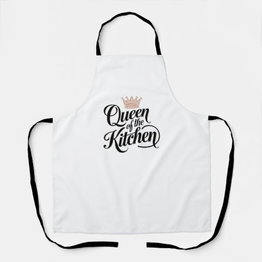 Koningin van de keuken - Elegant design Schort (Voorkant)