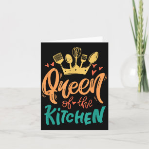 Koningin Van De Keuken Moeder Moeder Chef Moederda Kaart