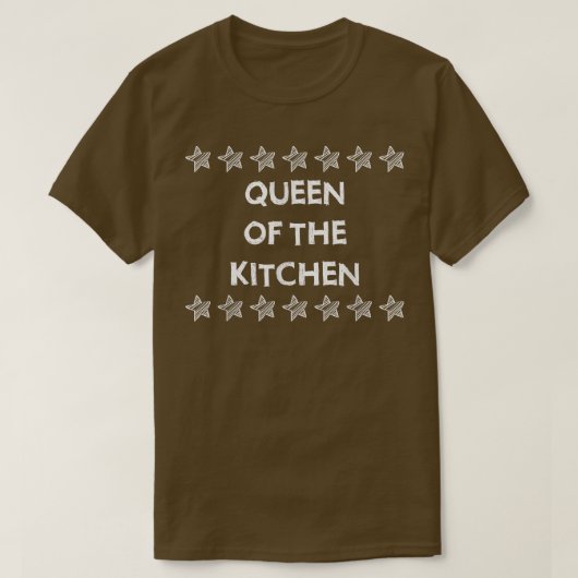 Koningin van de keuken t-shirt (Design voorkant)