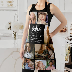 Koningin van de Keukenfotocollage Apron Schort