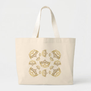 Koningin van de Kroon Tiara Jumbo Bag Grote Tote Bag